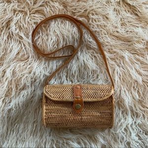 (SOLD) Wicker bag